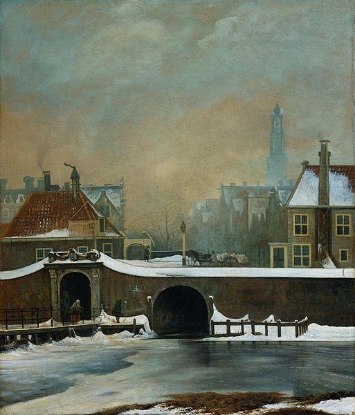 Wouter Johannes van Troostwijk The Raamgate at Amsterdam China oil painting art